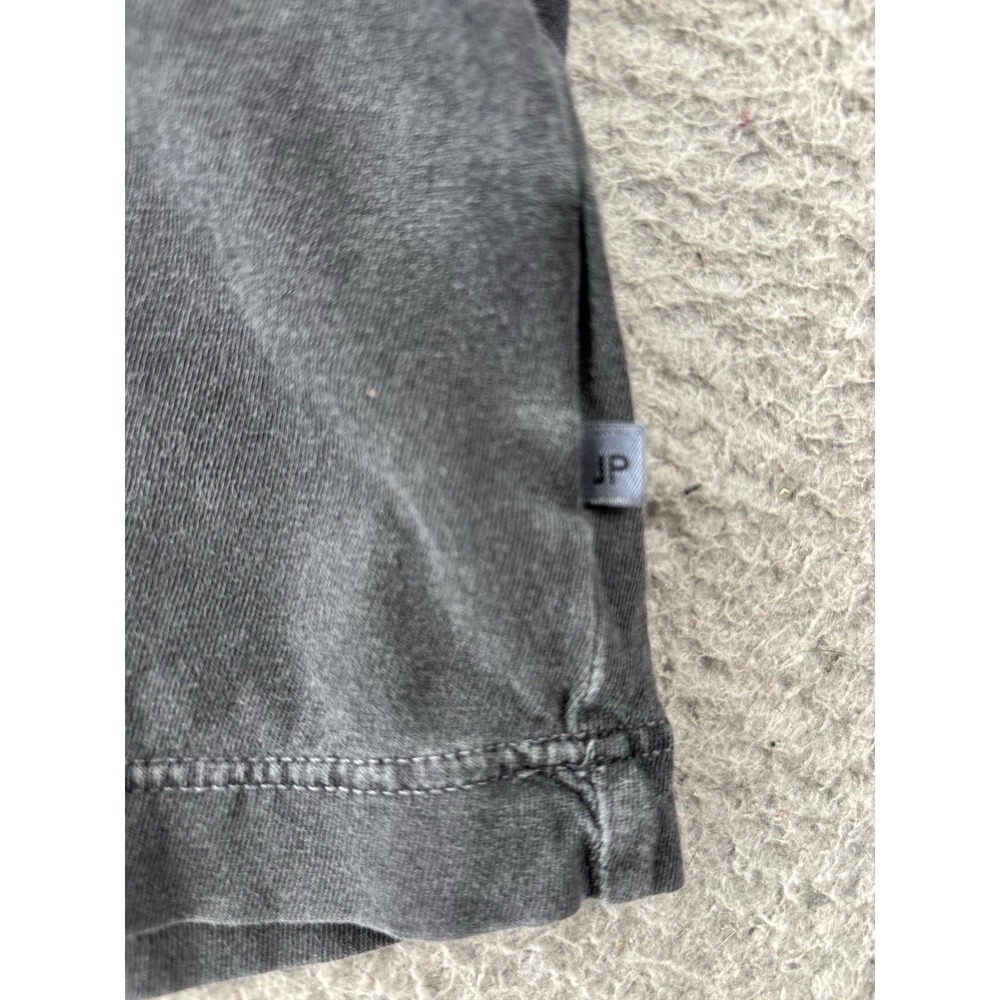 Standard James Perse T-Shirt Mens 3/Large Faded Black Crew Neck Long Sleeve - Picture 5 of 9
